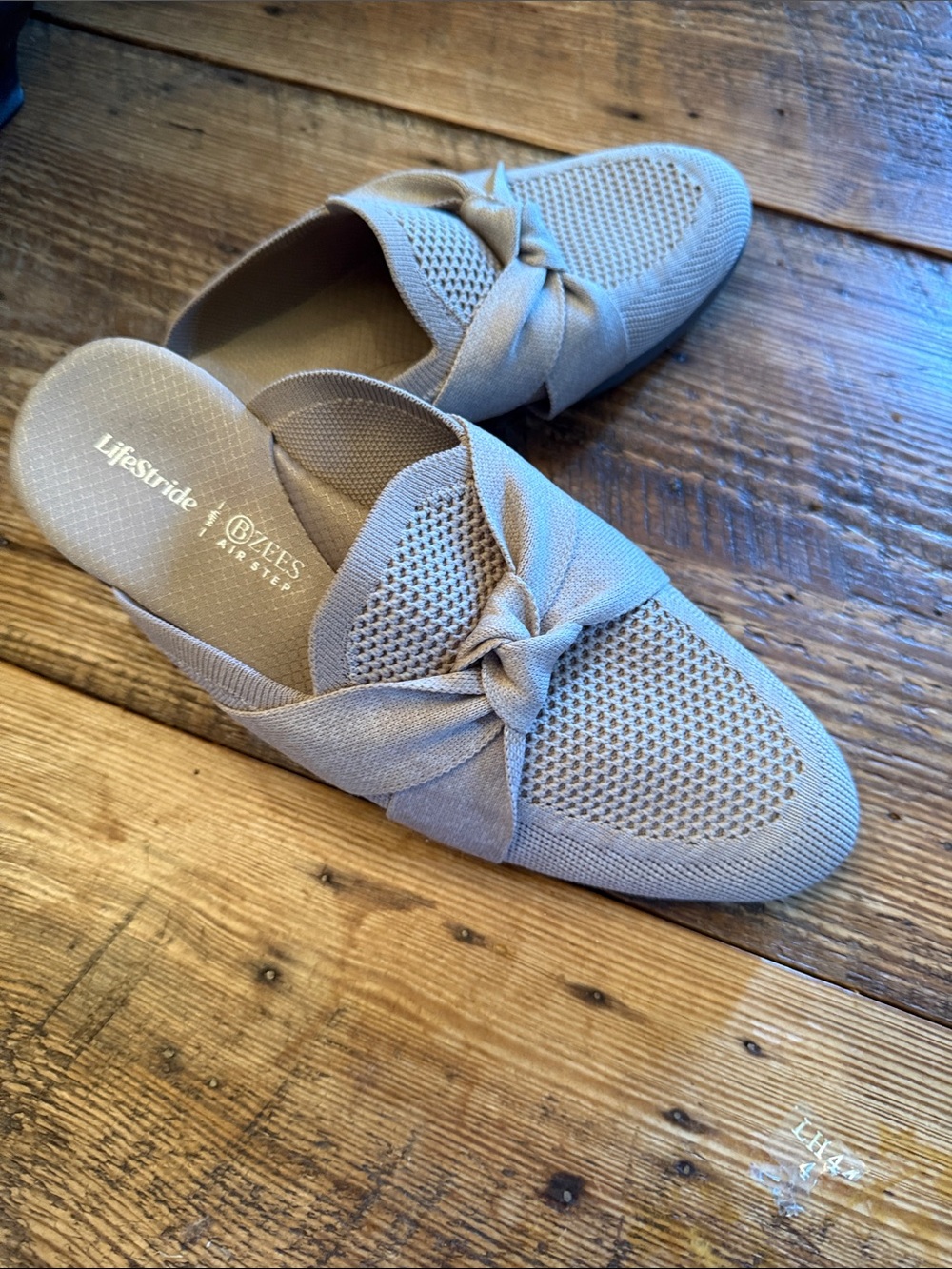 Life Stride Women’s Slip-On Knitted Mule in Taupe